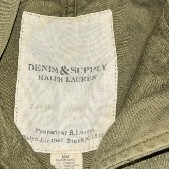 Denim & Supply by Ralph Lauren Fishtail Parka coat size M Y2K